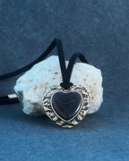 Collar Corazón de medianoche