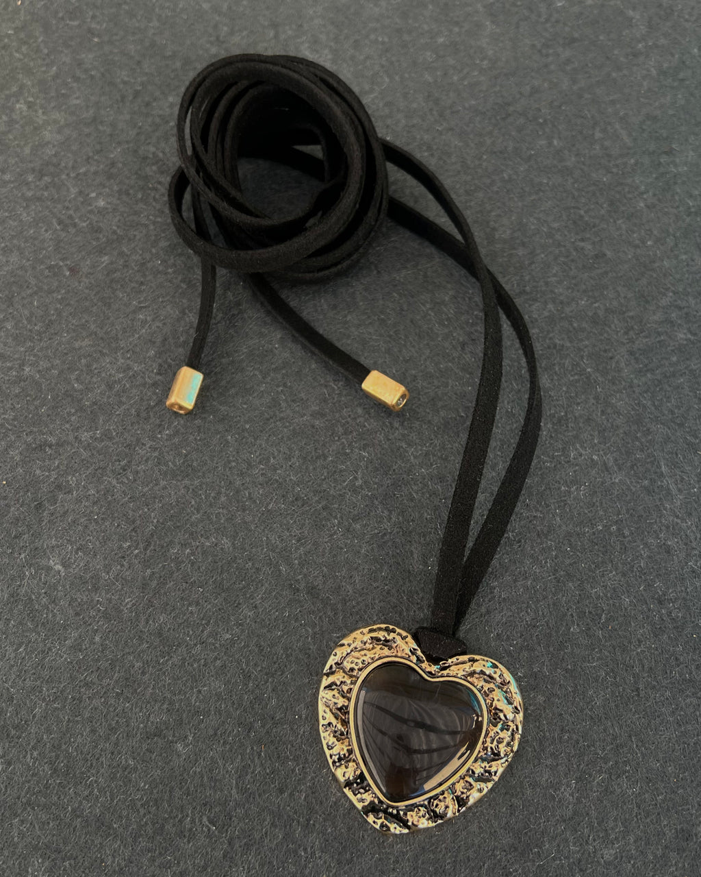 Collar Corazón de medianoche